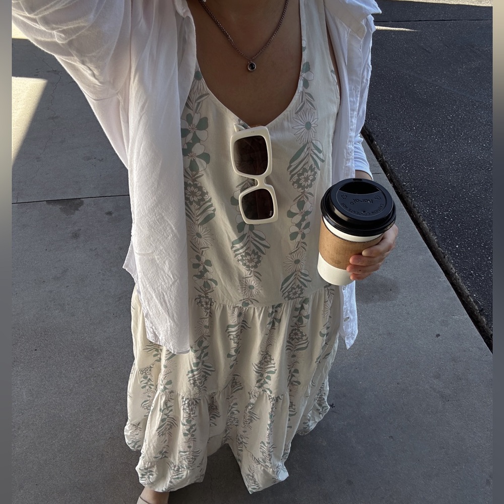 Splendid tiered maxi dress